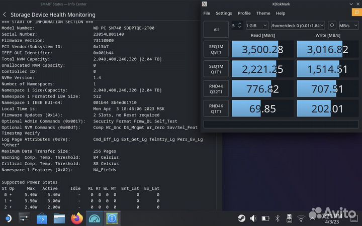 Новые SSD SN740/PM991A 512GB/1TB/2TB