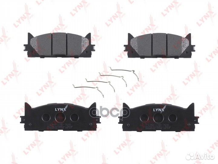 Колодки тормозные передние BD7530 lynxauto