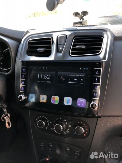 Магнитола Renault Logan 2/Sandero с кнопками 1/16