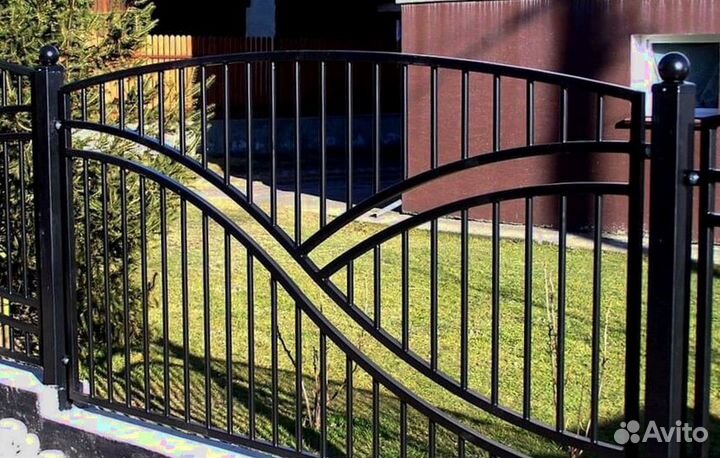 Металлические балконные ограждения Модель № 1901