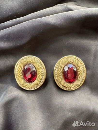 Винтажные клипсы кольцо