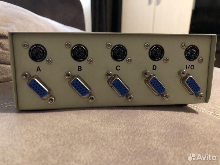 VGA переключатель (data transfer switch) 5 каналов