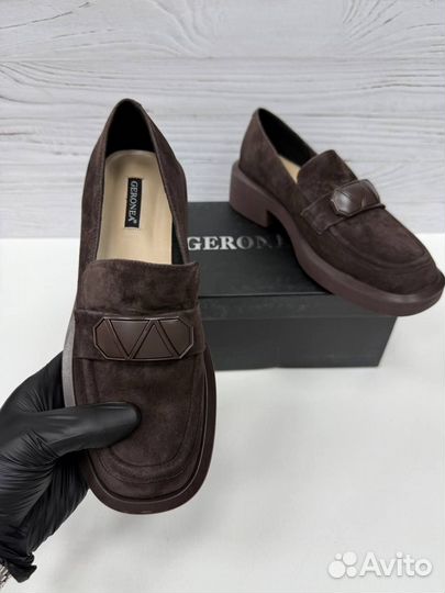 Женские Лоферы Замшевые Размеры 36-40