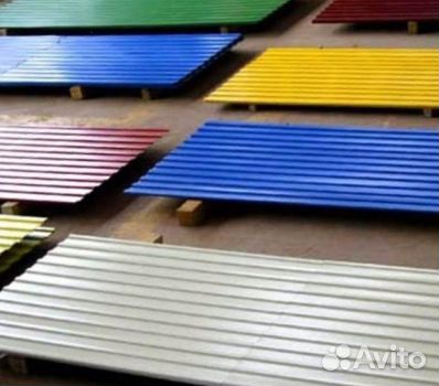 Профнастил С8 окрашеный, м2