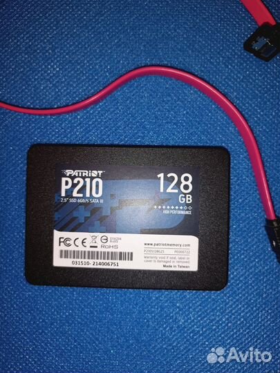 SSD накопитель 128 gb