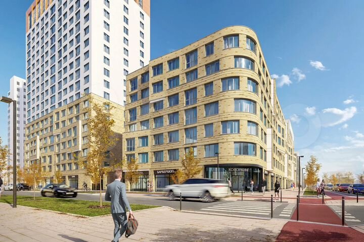 2-к. квартира, 75,1 м², 15/22 эт.