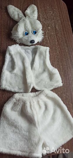 Новогодний костюм для мальчика зайчика