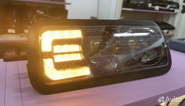 Подфарники на ниву led NEW линзы