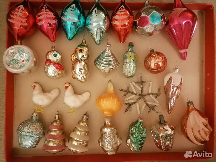 Елочные игрушки СССР