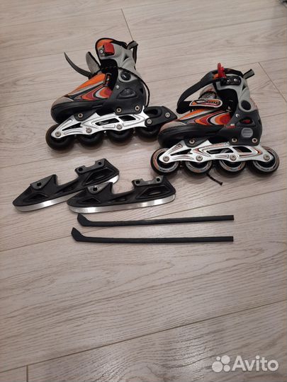 Коньки и Ролики 2 в 1