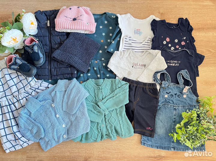 Пакет вещей на девочку 80