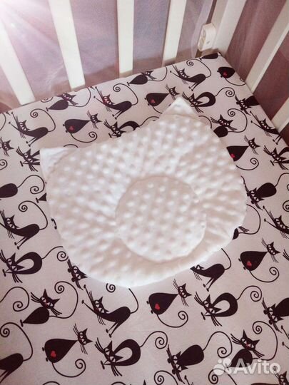 Подушка-кот для новорожденных