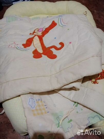 Кокон для новорожденных бортики в подарок