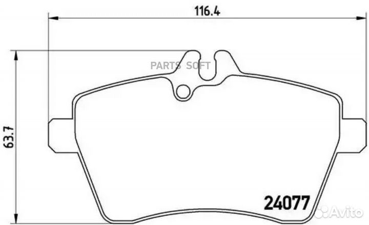 Brembo P50056 Колодки тормозные дисковые перед