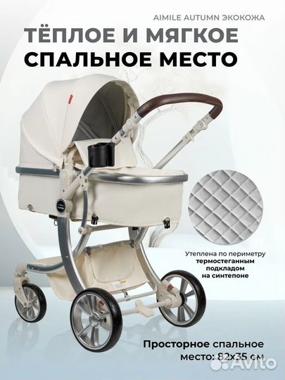 Коляска трансформер 2в1 Aimile Original Autumn