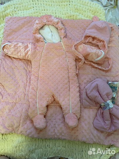 Конверт на выписку для девочки весна