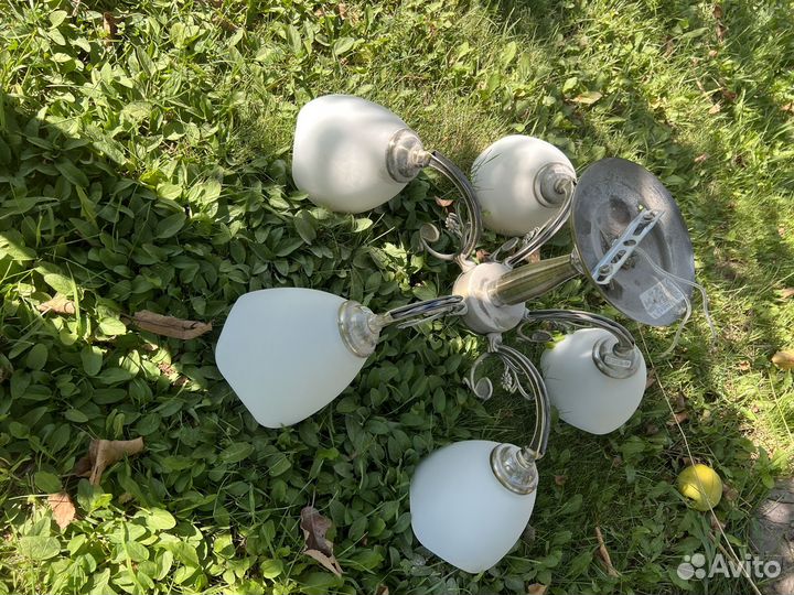 Люстра потолочная хрустальная