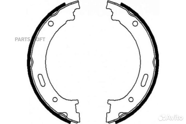 Nibk FN0677 Тормозные колодки барабанные jeep gran