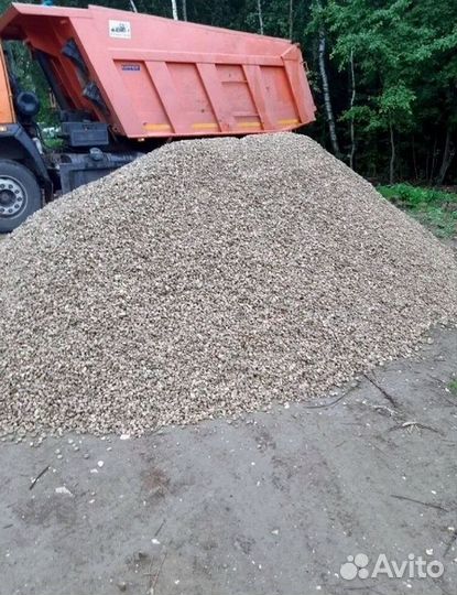 Щебень гравийный с доставкой