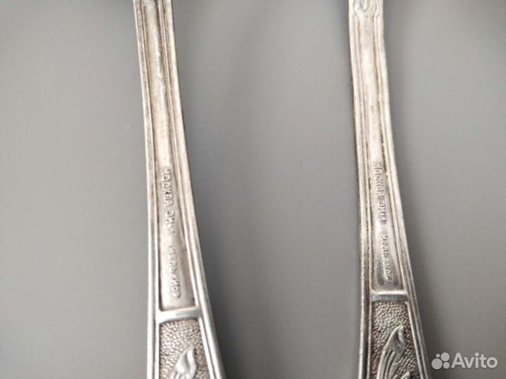 Столовые ложки мельхиор СССР
