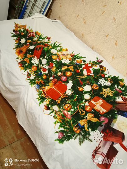 Новогодняя портьера