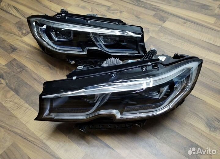 Фары BMW G20 led под лазер фишка в фишку