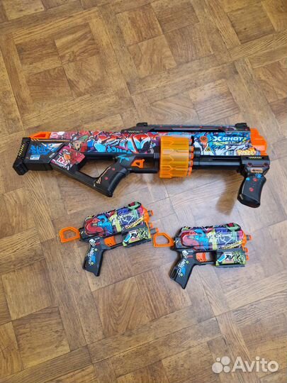 Детский автомат бластер с мягкими пулями бу