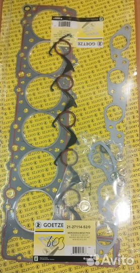 Комплект прокладок гбц mercedes ом 603 W 124,126