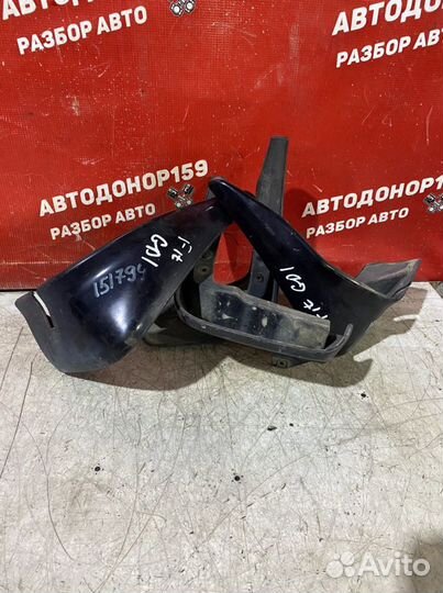 Honda Jazz комплект брызговиков черные