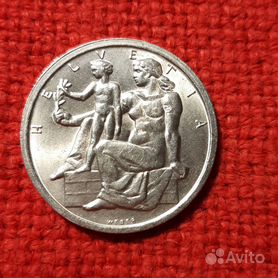 Швейцария /5 франков 1948 год/ Серебро,XF
