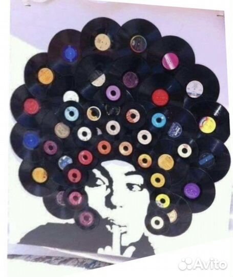 Виниловые пластинки, пакетом (10шт)