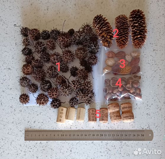 Природные материалы, набор для творчества