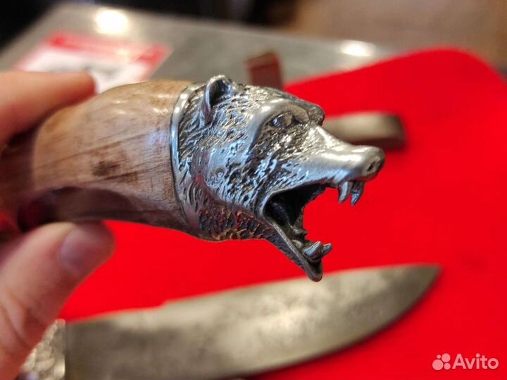 Нож Пчак голова Тигр/Медведь