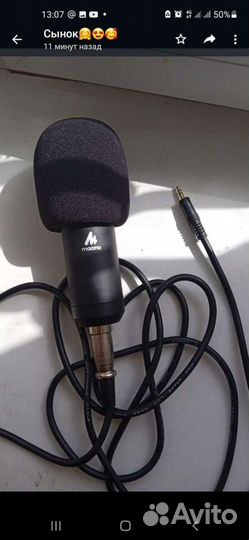 Микрофон Maono почти новый