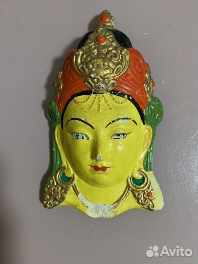 Маски монгольские Винтажные