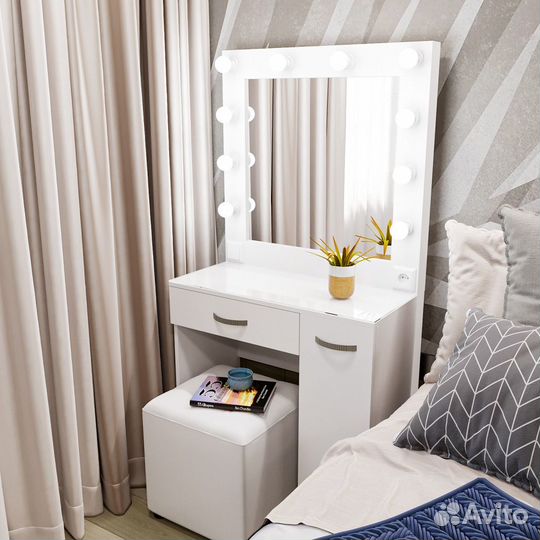 Туалетный столик Blackmirror174 с подсветкой гс1рд