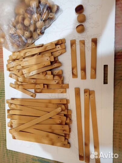 Комплект деревянных поделок