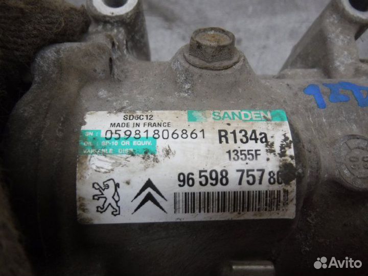 Компрессор кондиционера Peugeot 207 ET3J4 2008