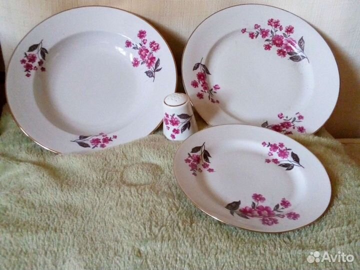 Тарелка Дулёво СССР винтажная