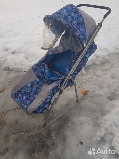 Коляска санки