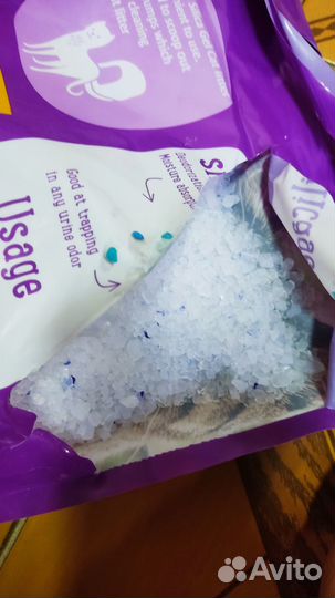 Гелевый Наполнитель Силикагель дл кошек 4л(1.6кг)