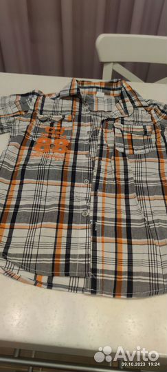 Рубашка на мальчика 116 122 128 134