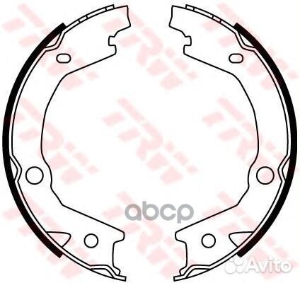 Колодки тормозные барабанные задн hyundai: tucs