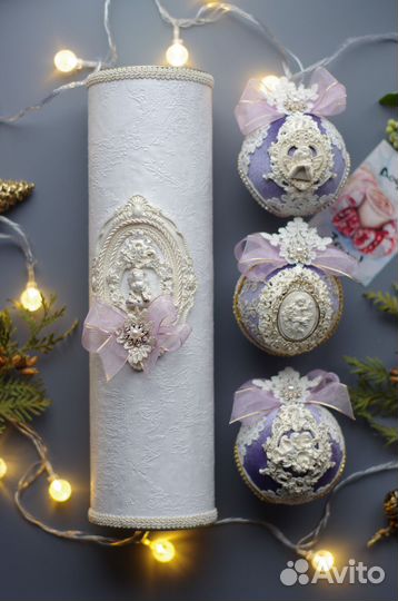 Набор новогодних игрушек