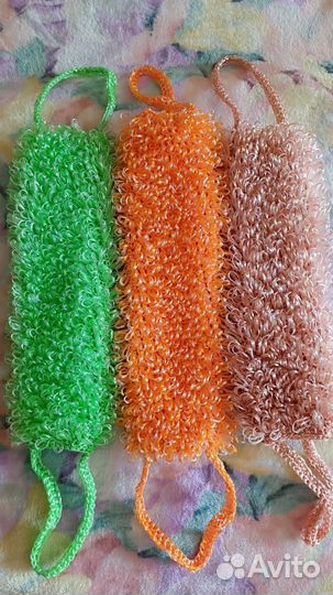 Мочалки ручной вязки