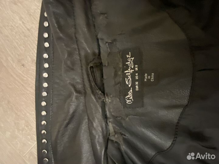 Куртка кожаная женская 40 42
