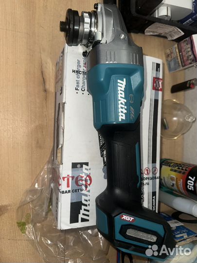 Аккумуляторная болгарка makita 40v