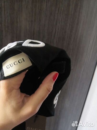 Gucci бейсболка черная