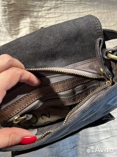 Нельсон Сумка через плечо из джисы и кожи