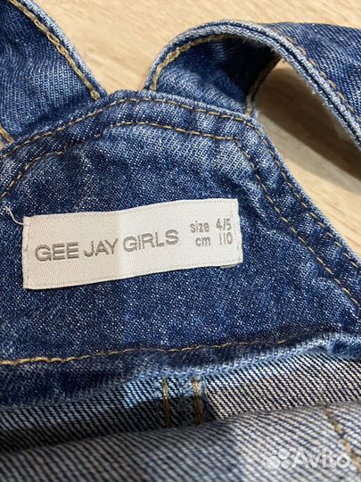 Джинсовый сарафан для девочки